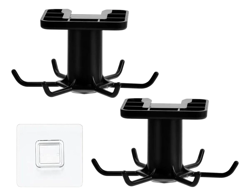 GANCHO ADHESIVO PARA UTENSILIOS DE COCINA CON ROTACION 360 GRADOS - 1