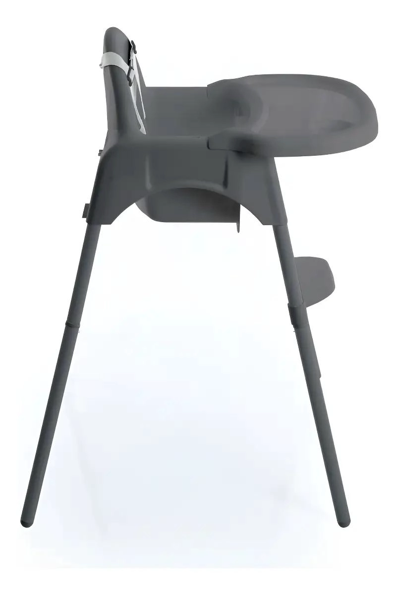 SILLA DE COMEDOR COMPACTA PARA NIÑOS HASTA 15 KG COLOR GRIS - 3