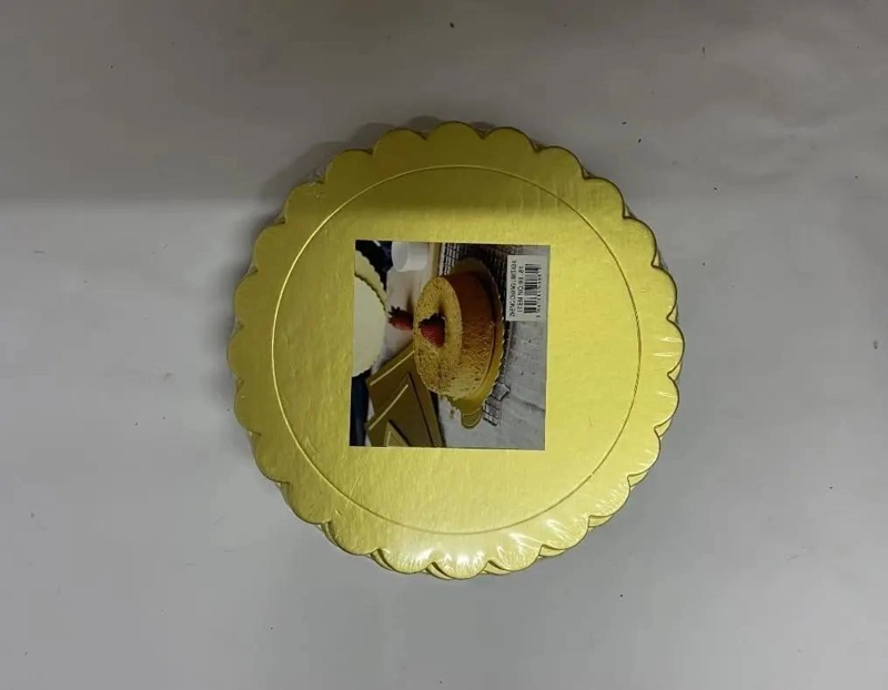 SET DE 12 BANDEJAS REDONDAS PARA TORTA DE CARTON DE 35 CM - 4