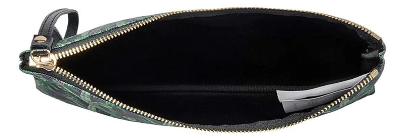 ESTUCHE CASUAL PARA MUJER COLOR VERDE OSCURO CON DISEÑO ELEGANTE - 2
