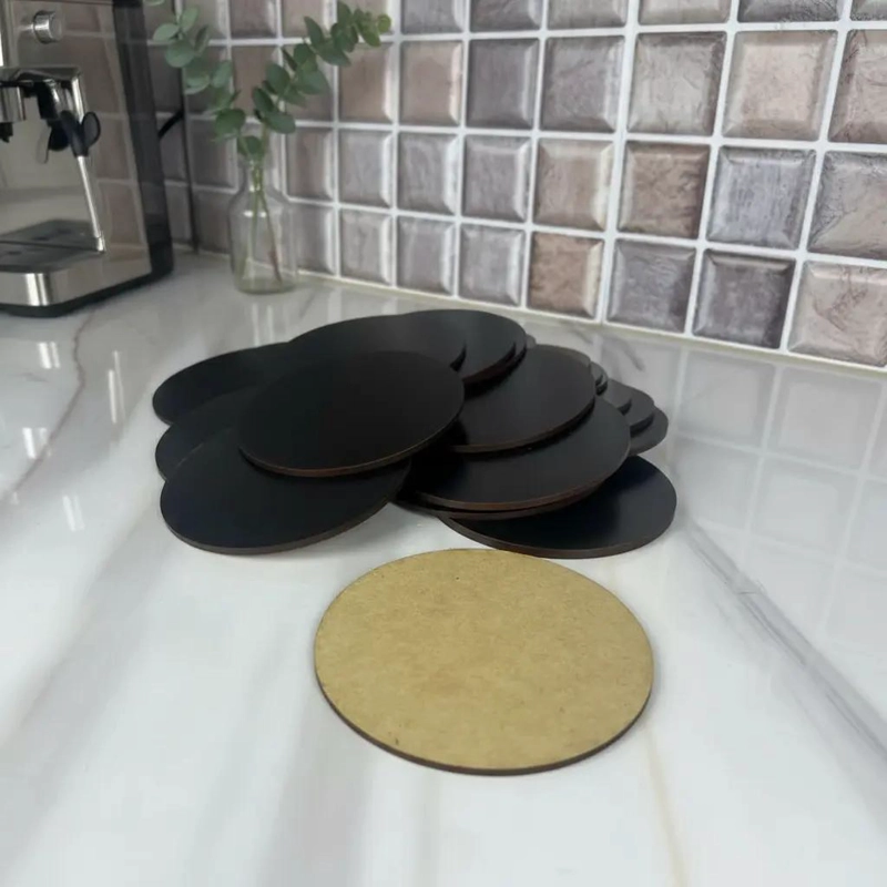 SET DE 5 BANDEJAS PARA TORTA DE 35 CM EN MDF CON ACABADO DURADERO - 3