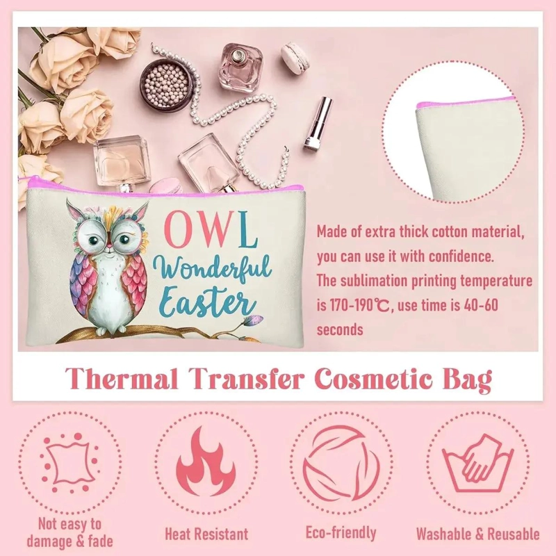 ESTUCHE COSMETIQUERO DE ALGODON CON DISEÑO PERSONALIZADO PARA 20 UNIDADES - 3