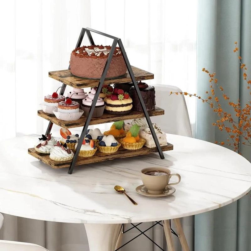 BASE GIRATORIA PARA TORTAS Y REPOSTERIA CON SOPORTE ESTABLE - 2