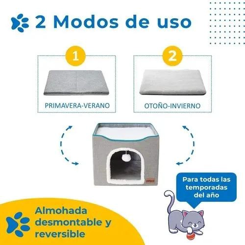 CAMA PLEGABLE PARA MASCOTAS PEQUEÑA COMODA Y RESISTENTE - 5