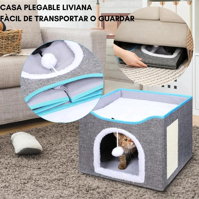 CAMA TIPO IGLU DESMONTABLE PARA MASCOTAS PEQUEÑAS - 3