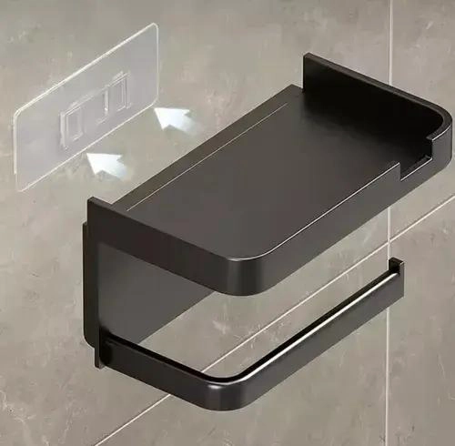 SOPORTE PARA PAPEL HIGIE NICO CON ORGANIZADOR PARA BAÑO Y CONFORT - 3
