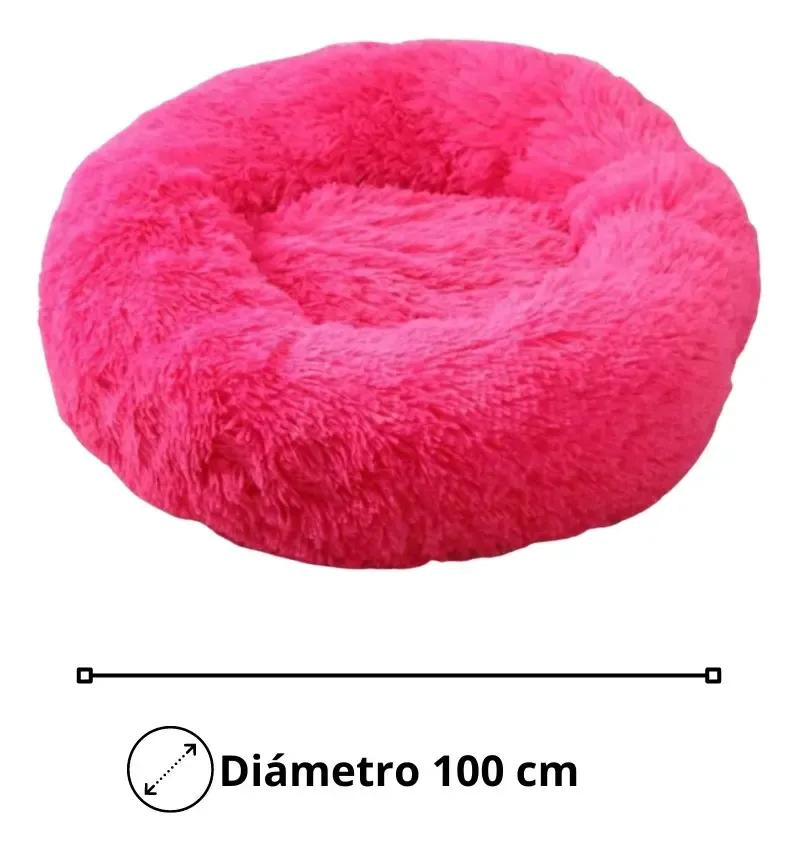 CAMA DE FELPA SUAVE ANTIESTRE S PARA PERROS Y GATOS 100 CM - 2