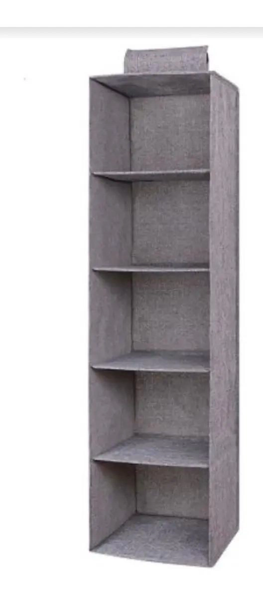 ORGANIZADOR COLGANTE PARA ARMARIO CON 5 COMPARTIMIENTOS PARA ROPA - 1