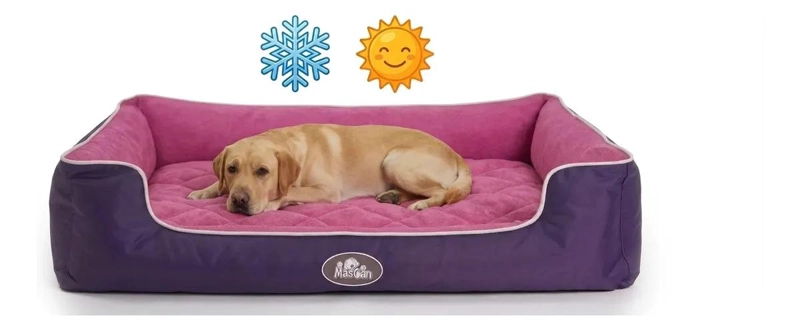 CAMA REVERSIBLE PARA MASCOTAS DOBLE USO INVIERNO Y VERANO - 4