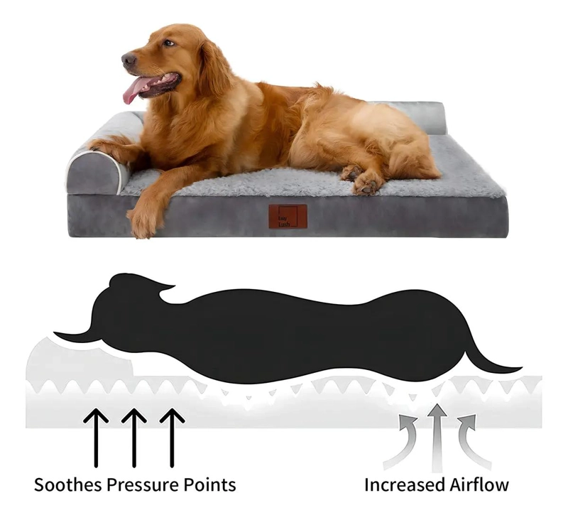 CAMA ORTOPE DICA PARA PERROS GRANDES CON FUNDA LAVABLE XL - 2