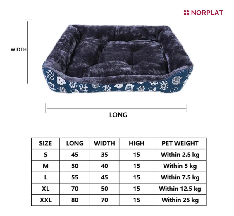 CAMA ULTRASUAVE PARA MASCOTAS GRANDES HASTA 50 KG CON DISEÑO COMODO - 5