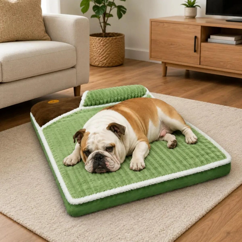 CAMA PARA PERROS GRANDE 100X70 CM CON DISEÑO COMODO Y RESISTENTE - 3