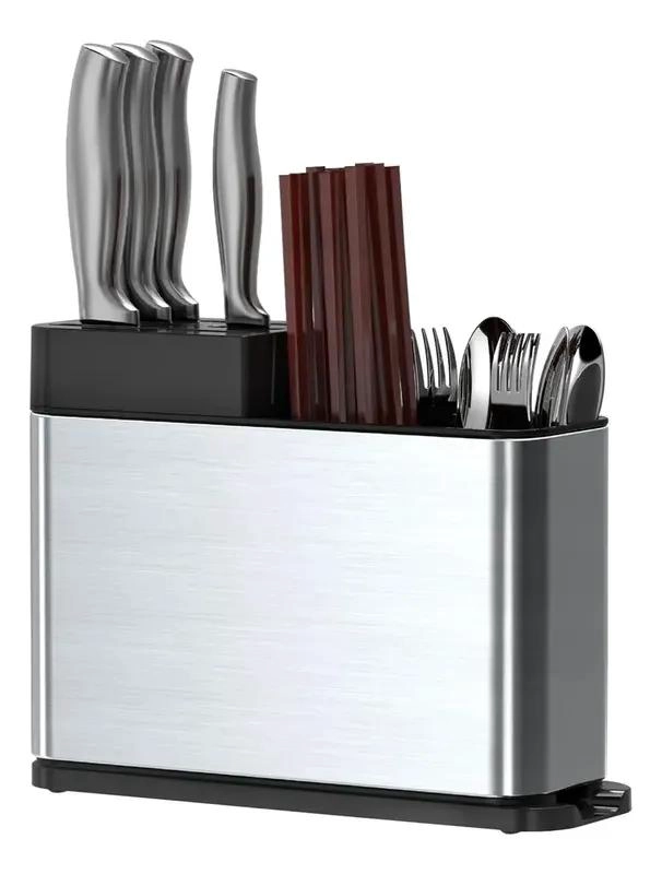 ORGANIZADOR PARA CUBIERTOS Y CUCHILLOS DE ACERO INOXIDABLE PARA COCINA - 1