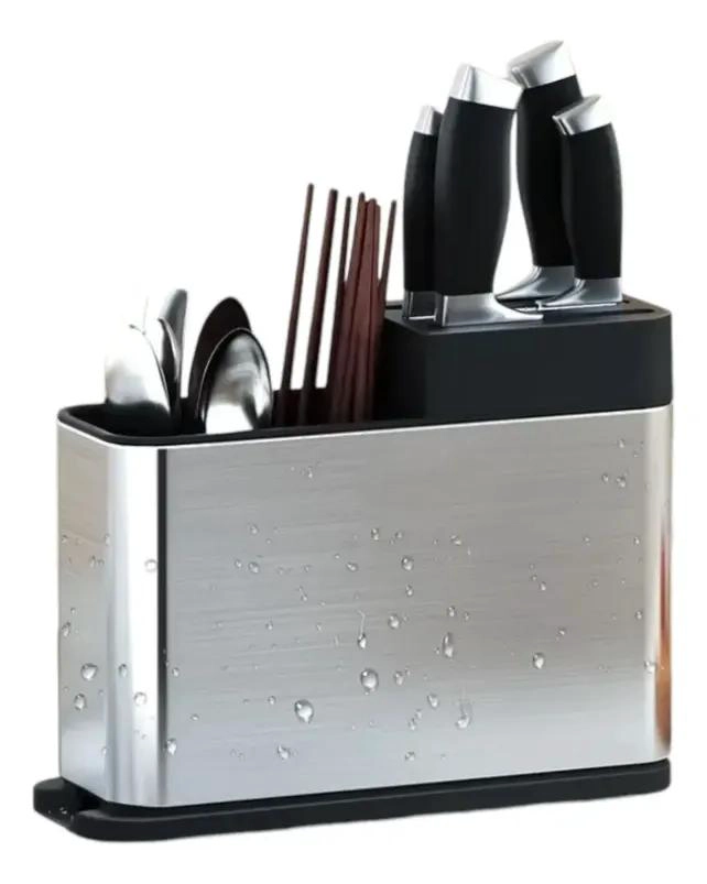 ORGANIZADOR PARA CUBIERTOS Y CUCHILLOS DE ACERO INOXIDABLE PARA COCINA - 4