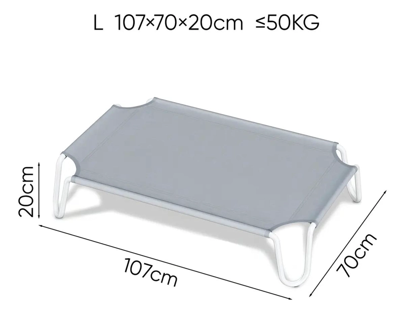 CAMA ELEVADA PARA MASCOTA GRANDE CON ESTRUCTURA RESISTENTE Y COMODA - 2