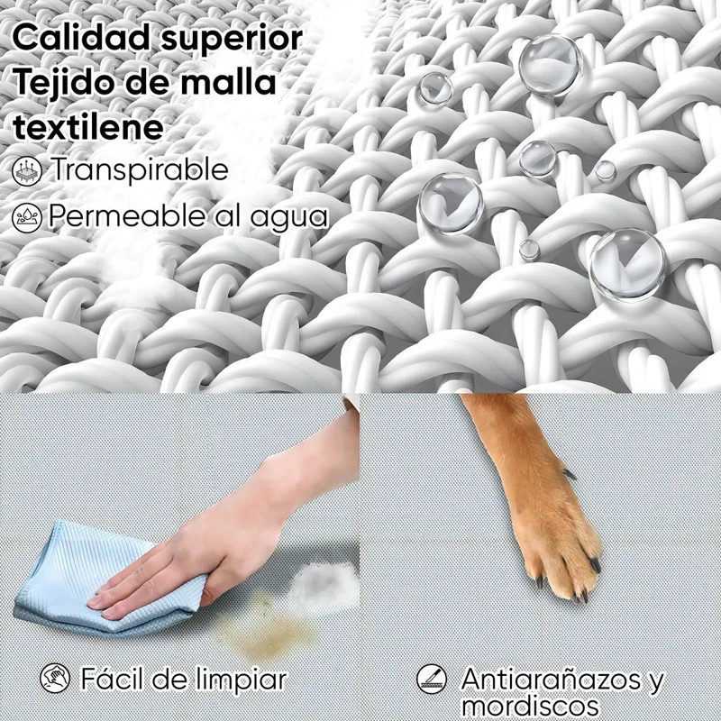 CAMA ELEVADA PARA MASCOTA GRANDE CON ESTRUCTURA RESISTENTE Y COMODA - 3