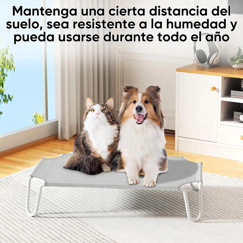 CAMA ELEVADA PARA MASCOTA GRANDE CON ESTRUCTURA RESISTENTE Y COMODA - 4