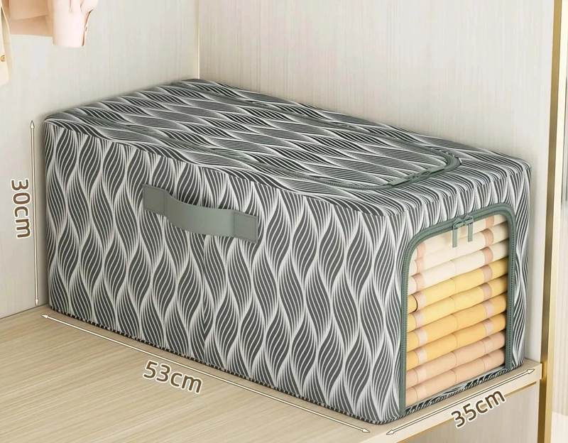 SET DE 2 CAJAS ORGANIZADORAS PLEGABLES PARA ROPA 53X35X30 CM - 2