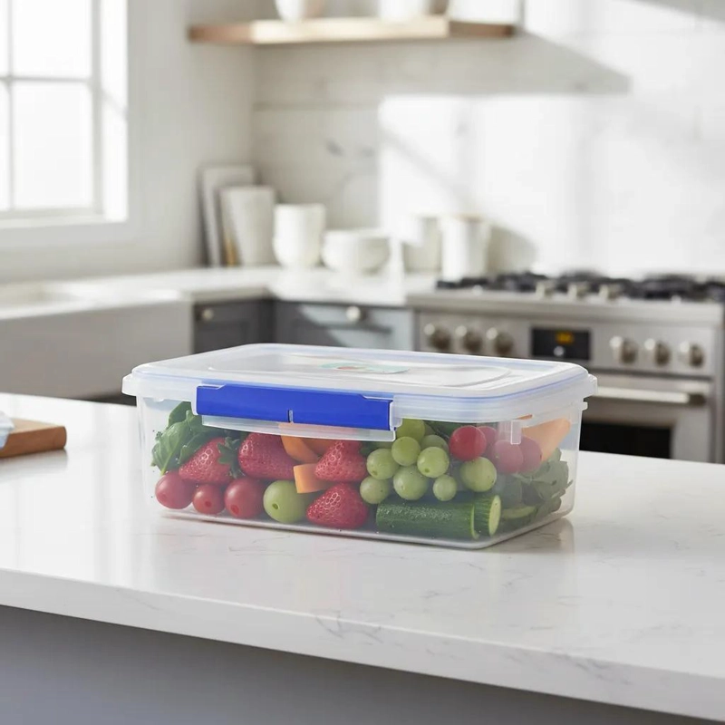 CAJA ORGANIZADORA PLASTICA MULTIUSO CON CAPACIDAD DE 24 LITROS - 1