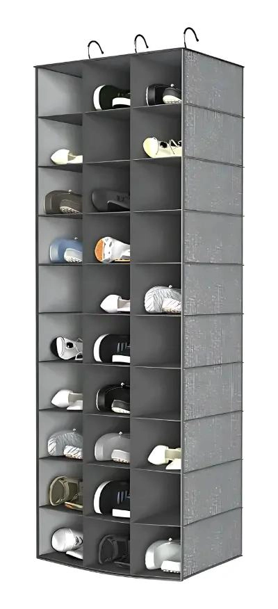 ORGANIZADOR COLGANTE PARA CLOSET CON 30 ESPACIOS PARA ROPA - 1