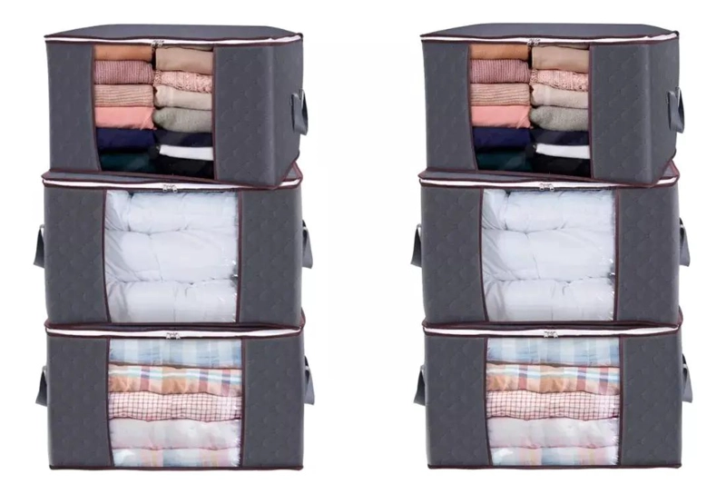 ORGANIZADOR PARA BOLSAS DE ALMACENAMIENTO DE ROPA CON 6 UNIDADES - 1