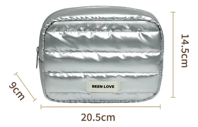 COSMETIQUERO METALICO ACOLCHADO AMPLIO PARA USO FEMENINO - 2