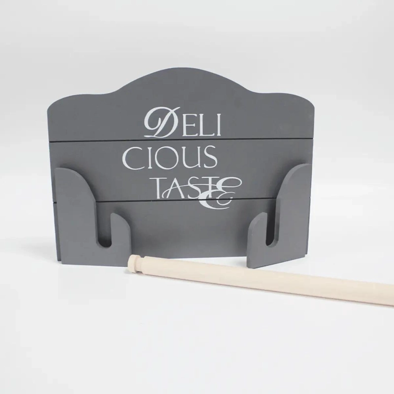 DISPENSADOR DE ROLLO DE TOALLA PARA COCINA ESTILO VINTAGE GRIS - 5