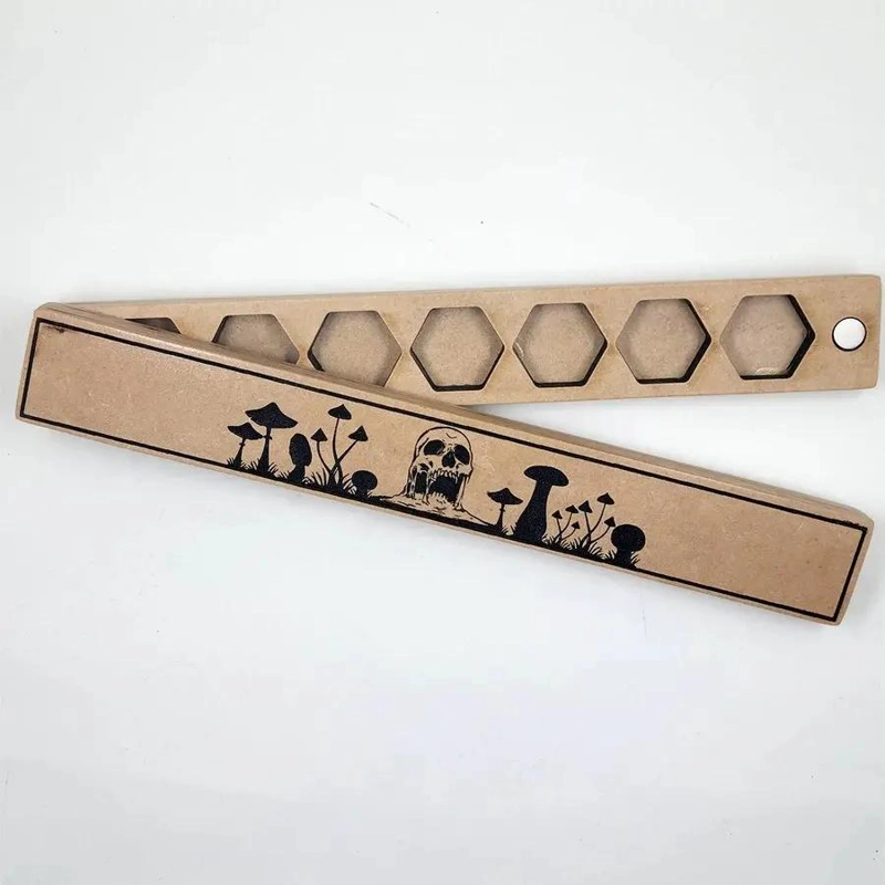 CAJA ORGANIZADORA COMPACTA PARA DADOS DE MADERA CON DISEÑO FUNCIONAL - 2