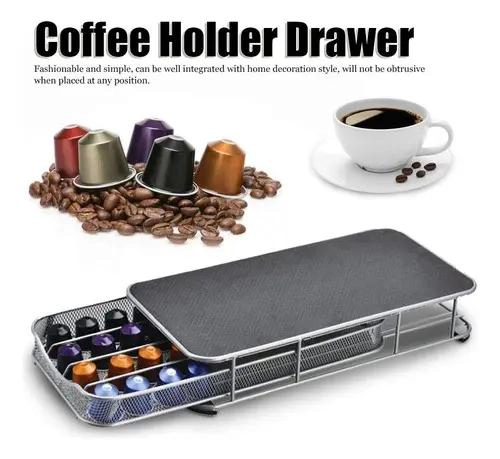 ORGANIZADOR PARA 40 CAPSULAS DE CAFE  CON DISEÑO COMPACTO Y FUNCIONAL - 5