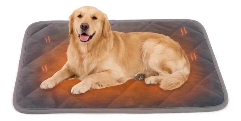 MANTA CALEFACCIONABLE PARA MASCOTAS SEGURA Y LAVABLE - 1