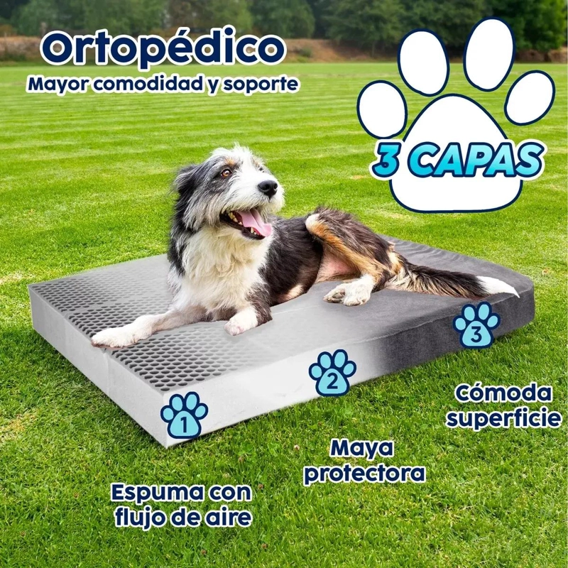 CAMA PARA MASCOTA GRANDE CON CONTROL DE TEMPERATURA PARA FRIO Y CALOR - 3
