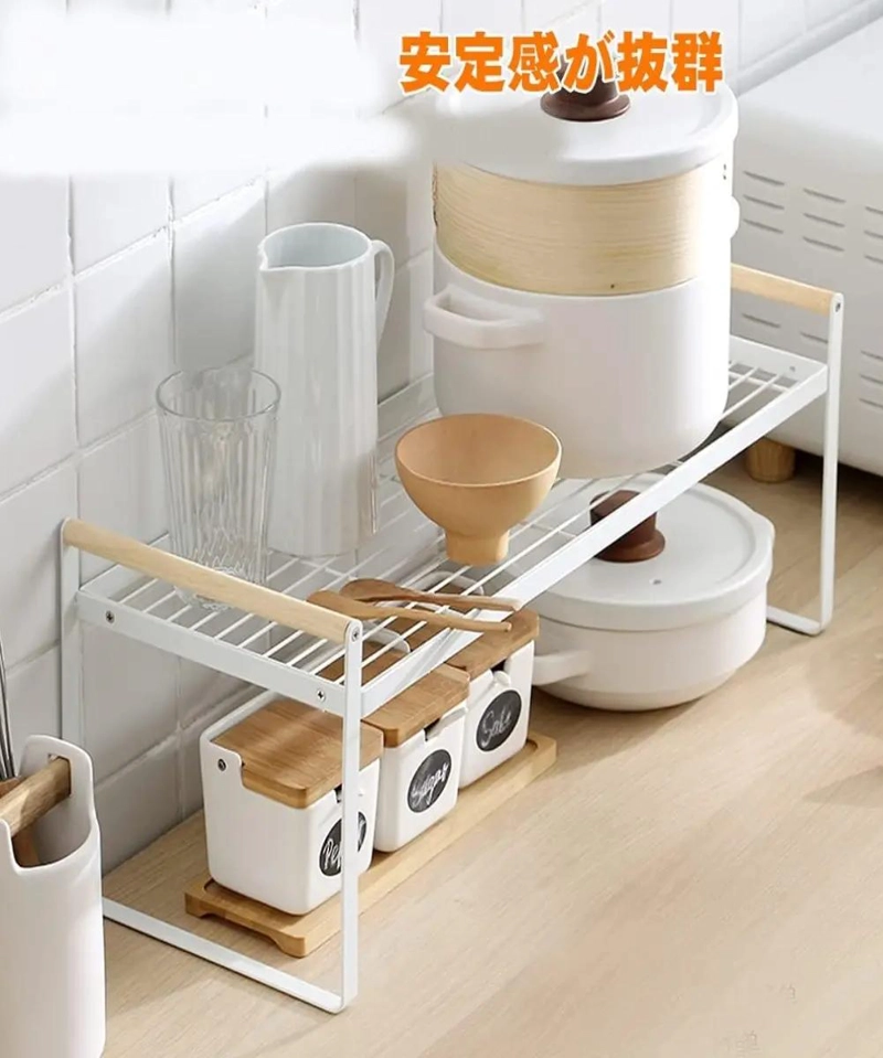 ORGANIZADOR PARA COCINA CON REPISA Y ESCURRIDOR DE PLATOS - 4