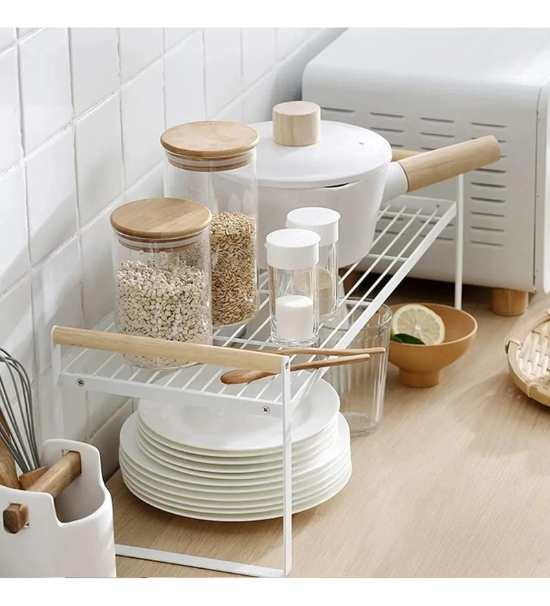 ORGANIZADOR PARA COCINA CON REPISA Y ESCURRIDOR DE PLATOS - 5
