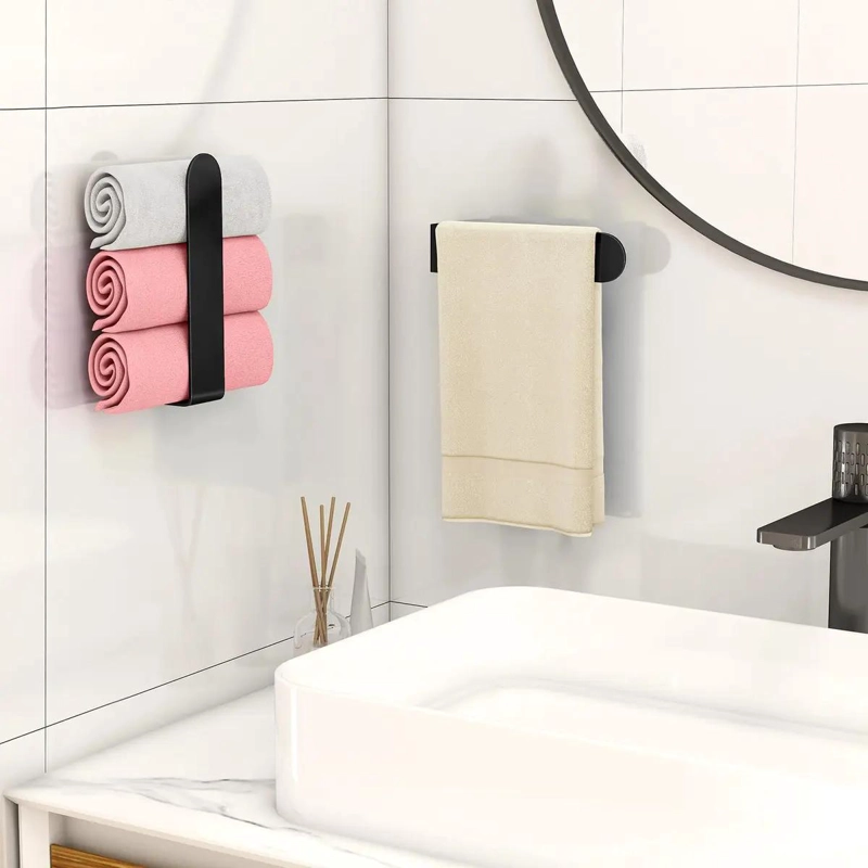 TOALLERO ADHESIVO DE ACERO INOXIDABLE PARA COCINA Y BAÑO - 2