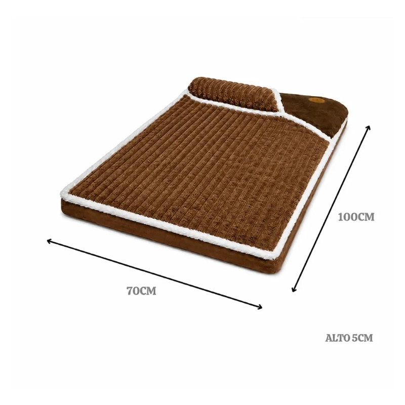 CAMA COMODA PARA MASCOTAS PERROS Y GATOS CON COLCHON SUAVE - 3