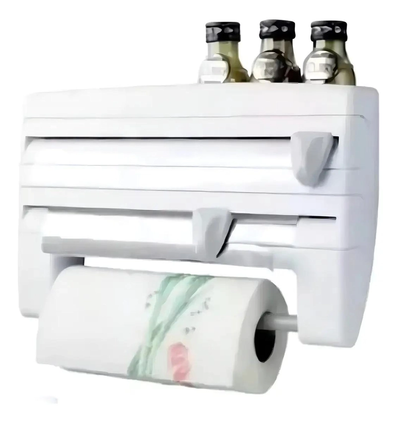 DISPENSADOR DE COCINA MULTIFUNCIONAL 4 EN 1 PARA PAPEL Y FILM - 3