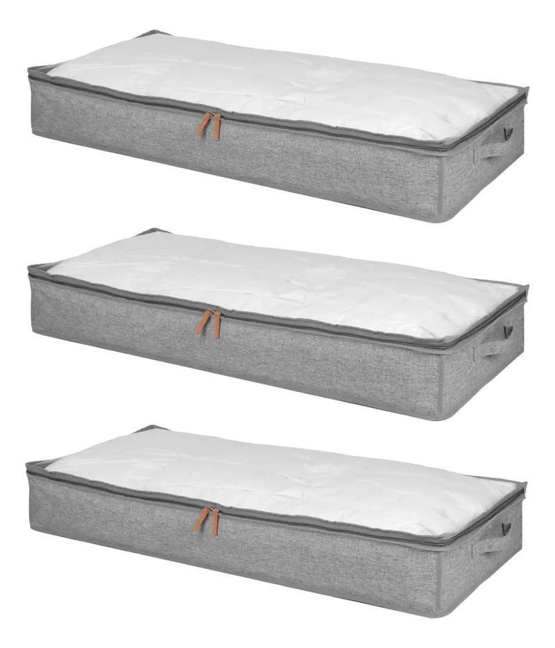 SET DE 3 BOLSOS ORGANIZADORES PARA ROPA CON CAPACIDAD DE 70 LITROS - 1