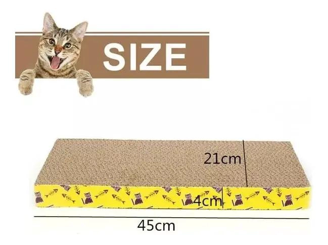 SET DE 2 RASCADORES PARA GATOS DE CARTON RESISTENTE Y DURADERO - 2