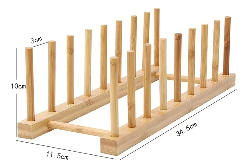 ESCURRIDOR DE PLATOS PARA COCINA CON REPISA ORGANIZADORA Y DISEÑO COMPACTO - 3
