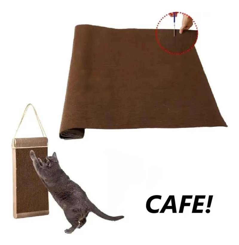 RASCADOR PARA GATO CON ALFOMBRA ADHESIVA PARA MUEBLES Y SILLON - 3