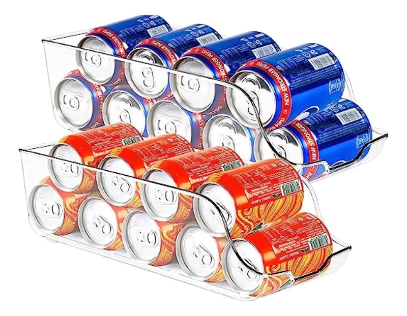 ORGANIZADORES PARA BEBIDAS EN LATA PARA REFRIGERADOR CON CAPACIDAD PARA 4 LATAS - 1