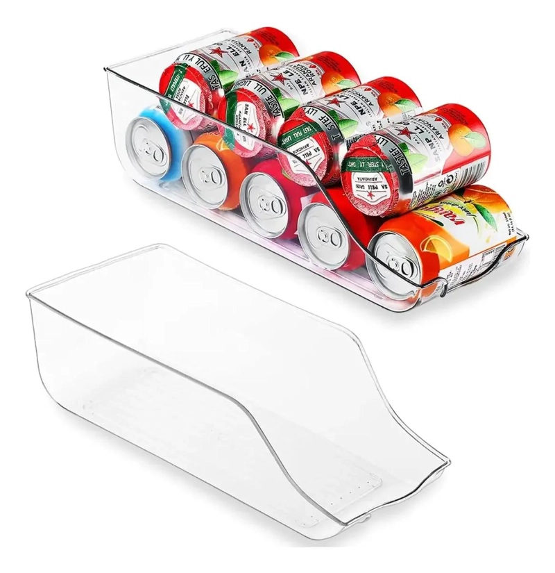 ORGANIZADORES PARA BEBIDAS EN LATA PARA REFRIGERADOR CON CAPACIDAD PARA 4 LATAS - 3