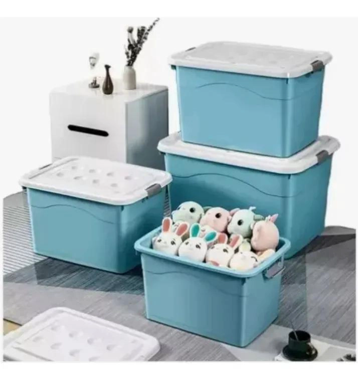CAJA PLASTICA ORGANIZADORA CON RUEDAS Y TAPA CAPACIDAD 38 LITROS - 5