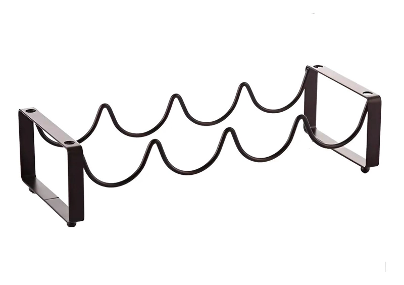 ESTANTE ORGANIZADOR PARA BOTELLAS DE VINO CON SOPORTE RESISTENTE - 2