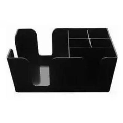 ORGANIZADOR PARA ACCESORIOS DE BAR EN COLOR NEGRO CON DISEÑO COMPACTO - 2