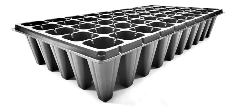 SET DE 4 SEMILLEROS PARA GERMINACION CON 50 CAVIDADES PARA PLANTAS - 2