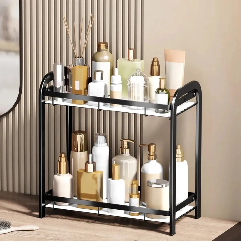 REPISA ORGANIZADORA COMPACTA PARA ESPECIEROS EN COCINA Y BAÑO - 2