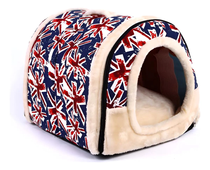 CAMA PARA GATOS CON DISEÑO ACOGEDOR PARA REDUCIR ANSIEDAD Y ESTRE S - 1