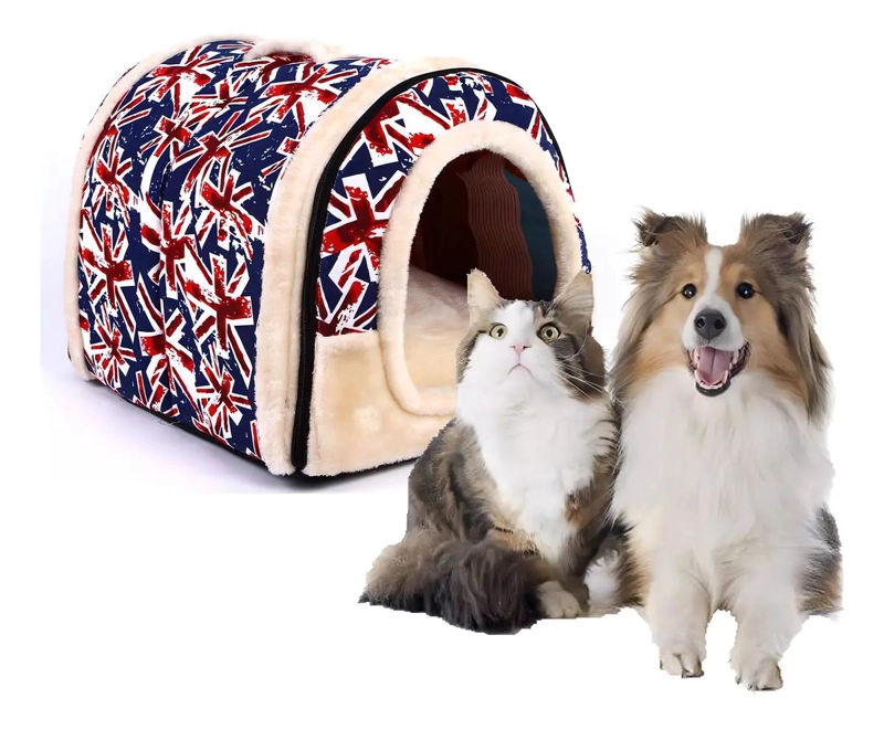 CAMA PARA GATOS CON DISEÑO ACOGEDOR PARA REDUCIR ANSIEDAD Y ESTRE S - 2