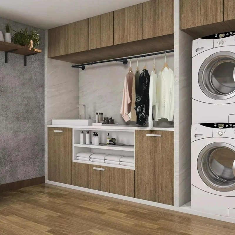 PERCHERO DE PARED DE METAL MULTIUSOS CON ESTANTE DE 184 CM - 5